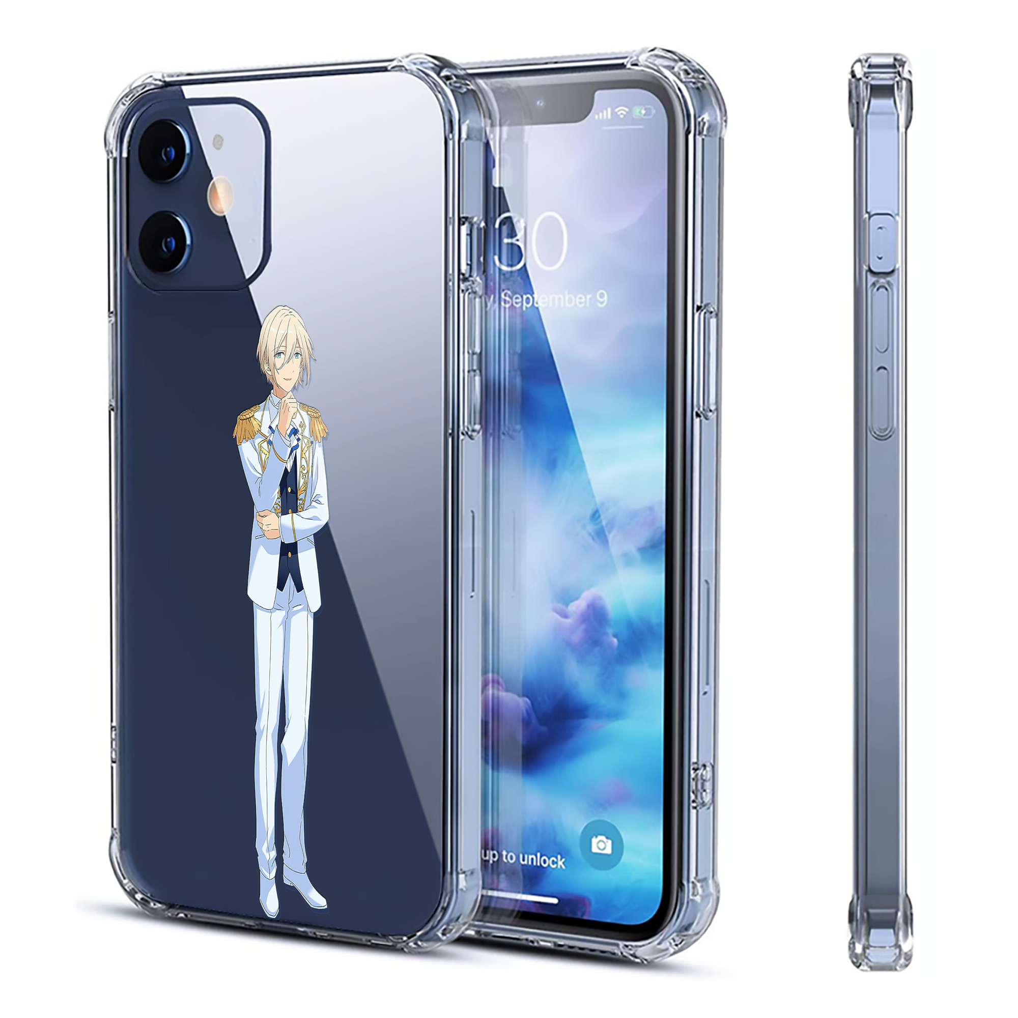 （画像用） あんさんぶるスターズ! Ensemble Stars 【iPhone 12シリーズ対応】透明スマホケース（クリアソフトケース）